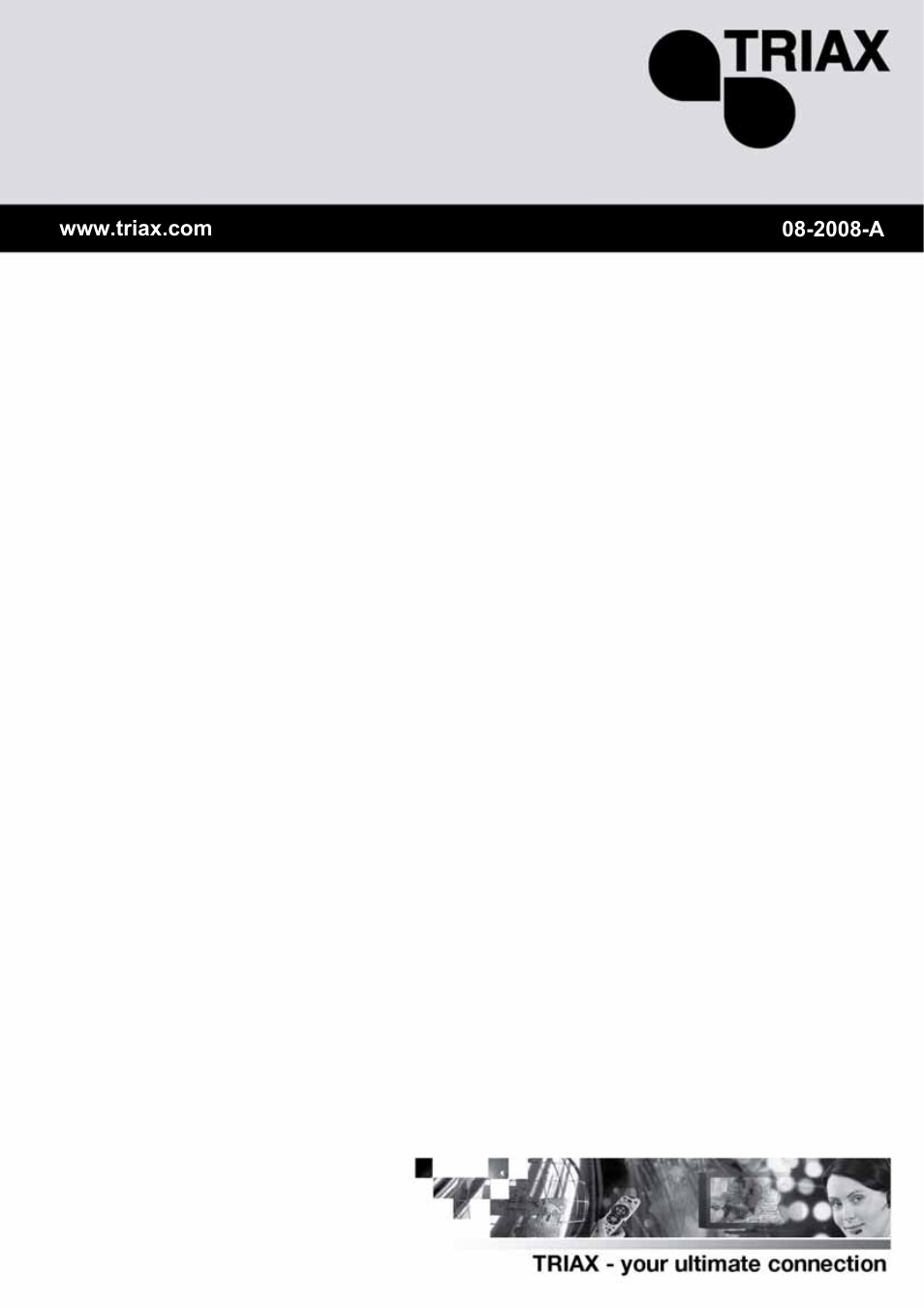 Triax Digital Satellite Receiver SR 110 User Manual | Page 40 / 40