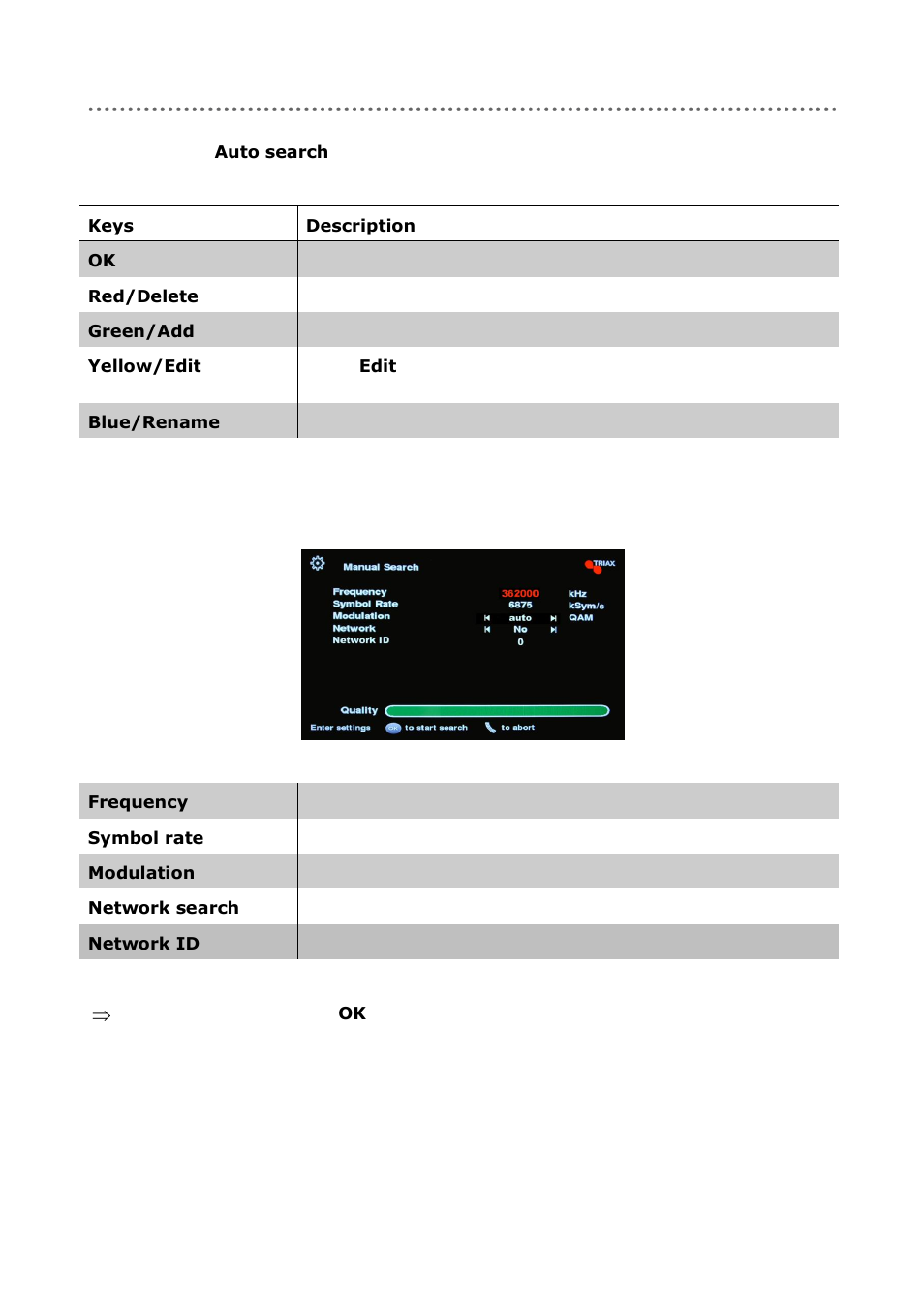 Manual search | Triax C-HD417 CX User Manual | Page 31 / 44