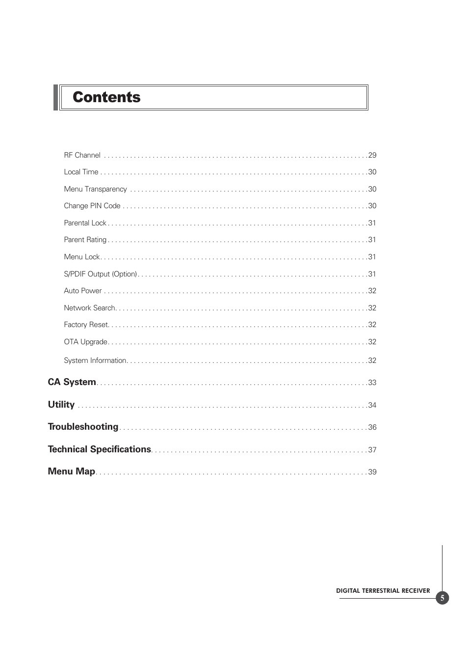 Triax TR 305 User Manual | Page 5 / 40