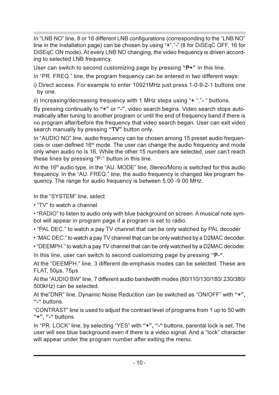 Triax SR-26 User Manual | Page 11 / 22