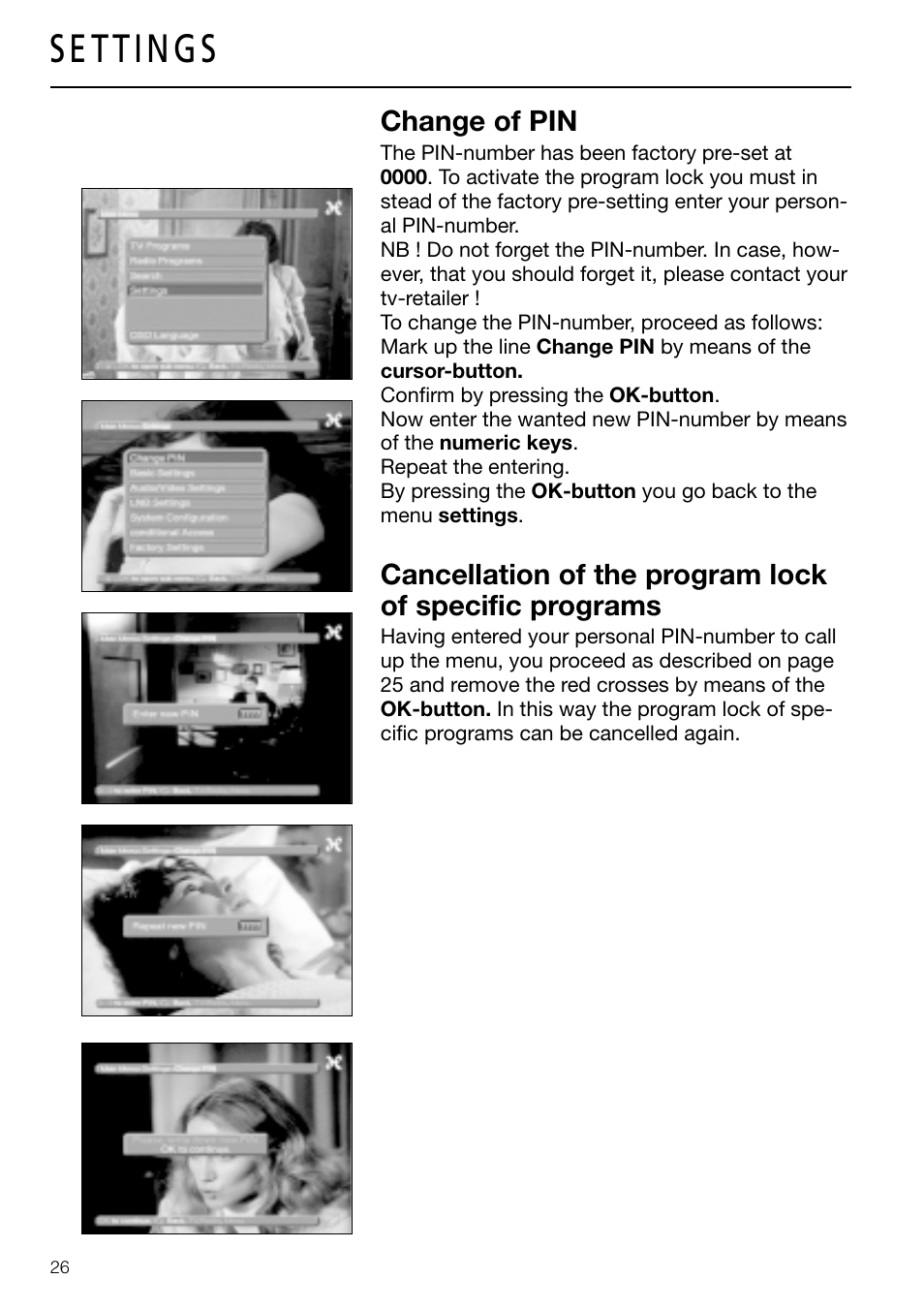 Triax DVB 63S User Manual | Page 26 / 40