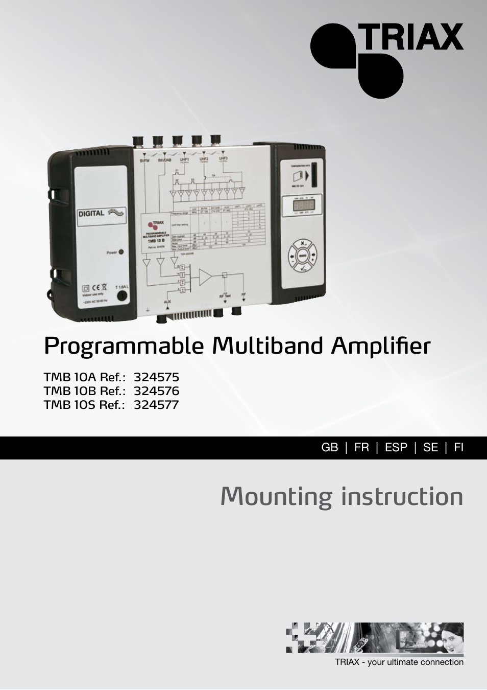 Triax TMB 10A User Manual | 26 pages