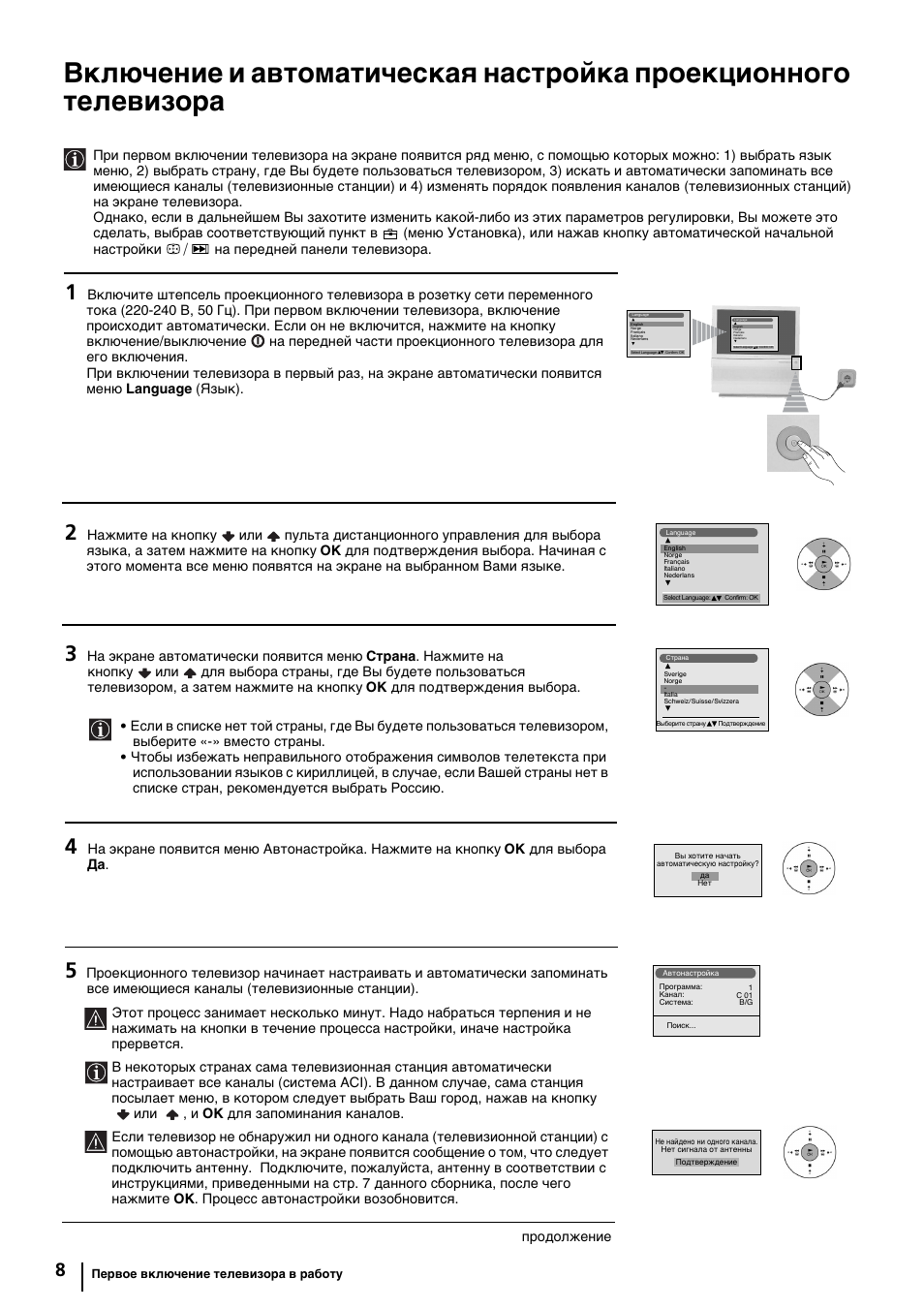 Продолжeниe | Sony KP-44PX2 User Manual | Page 127 / 146