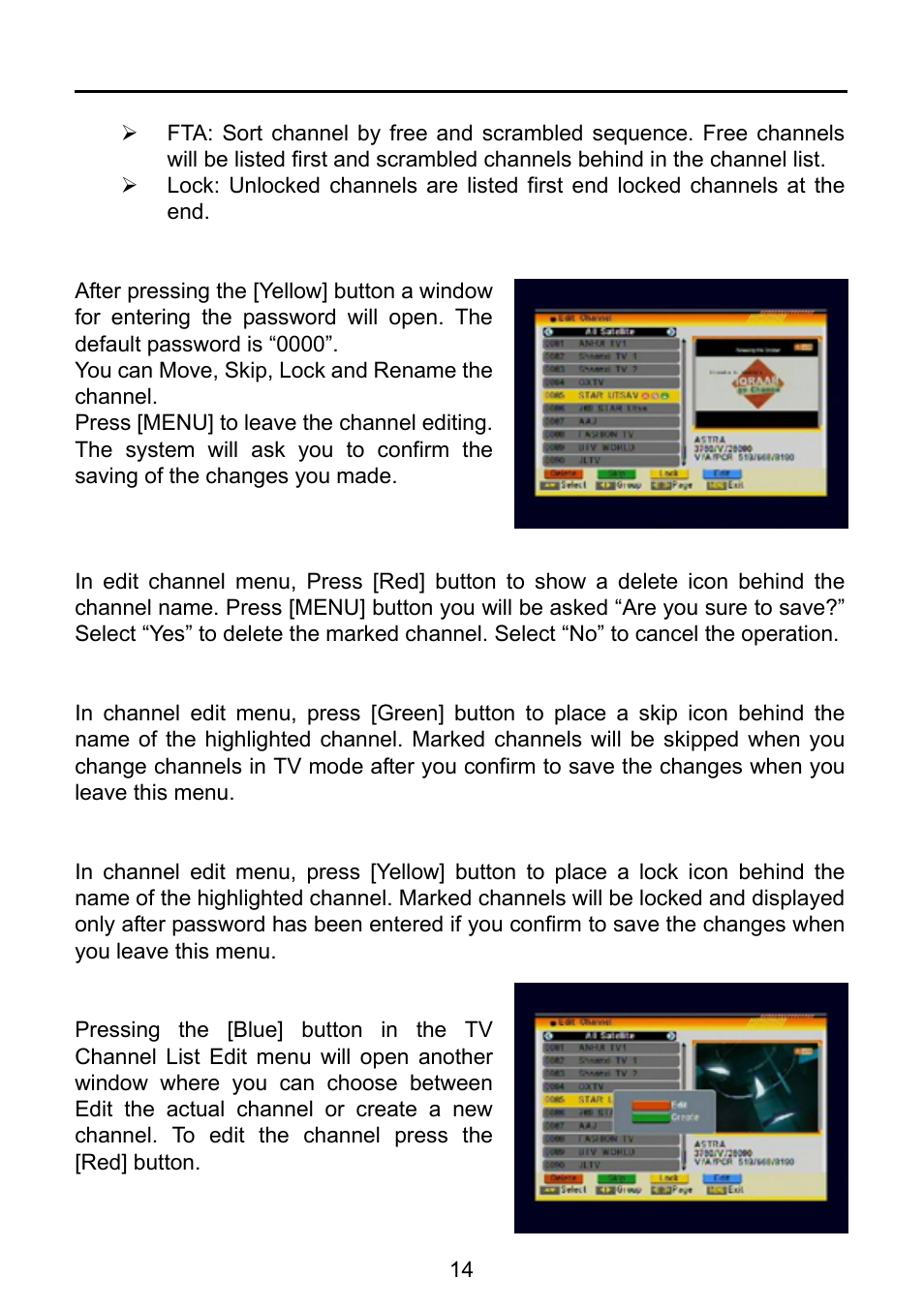 Triax TSR 1000 User Manual | Page 17 / 42