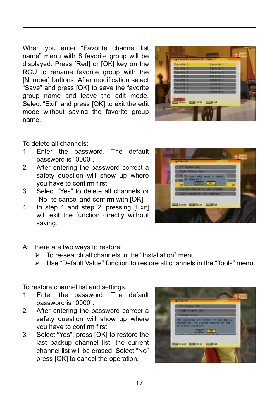 Triax TSR 1000 User Manual | Page 20 / 42