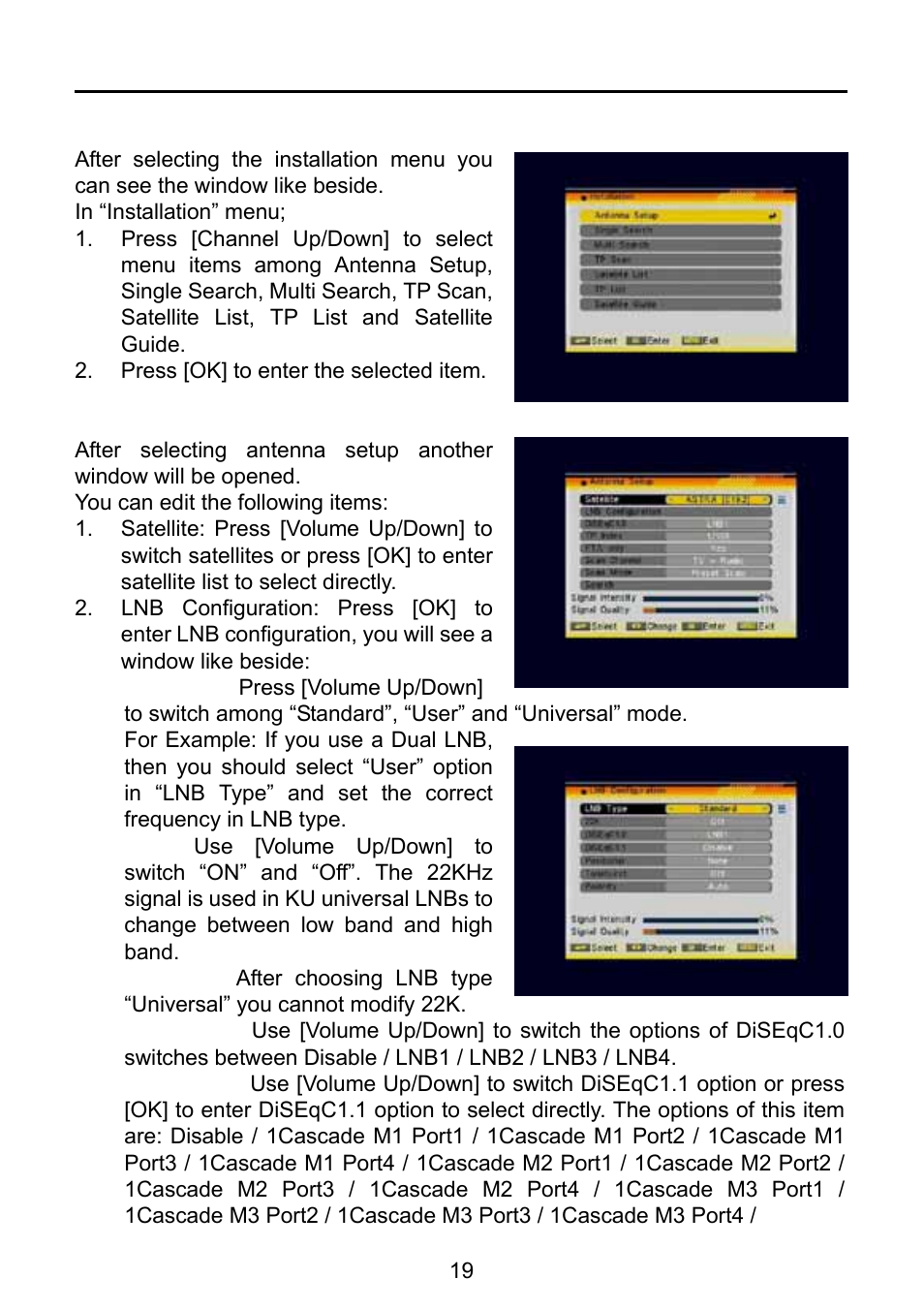 Triax TSR 1000 User Manual | Page 22 / 42