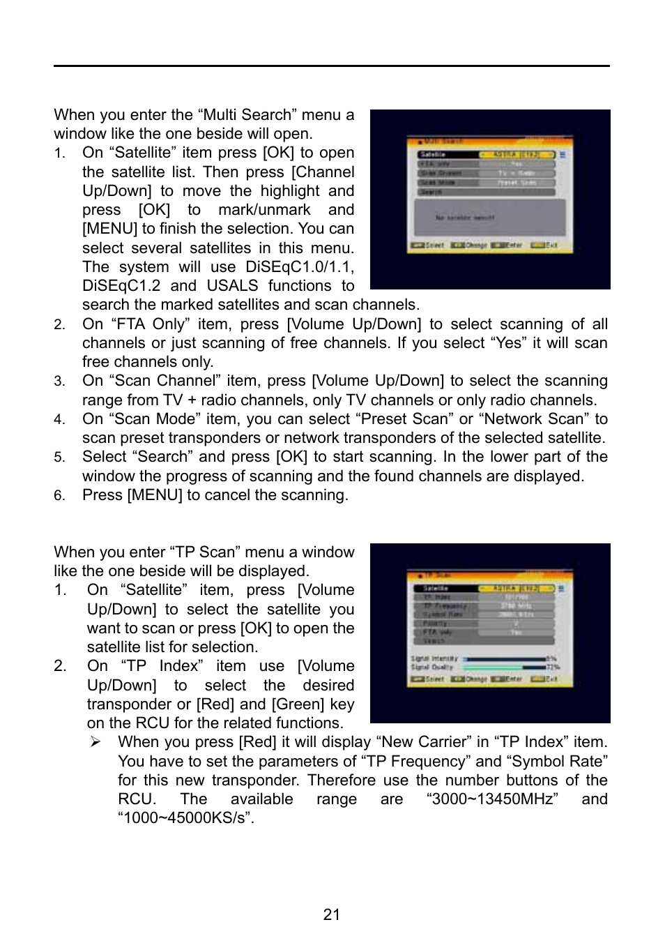 Triax TSR 1000 User Manual | Page 24 / 42
