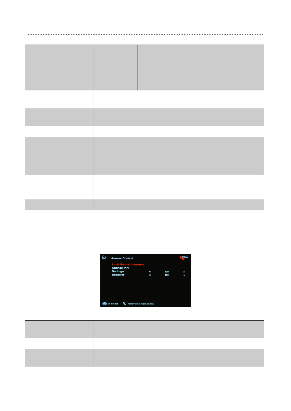 Lock | Triax C-HD415 CX User Manual | Page 26 / 40