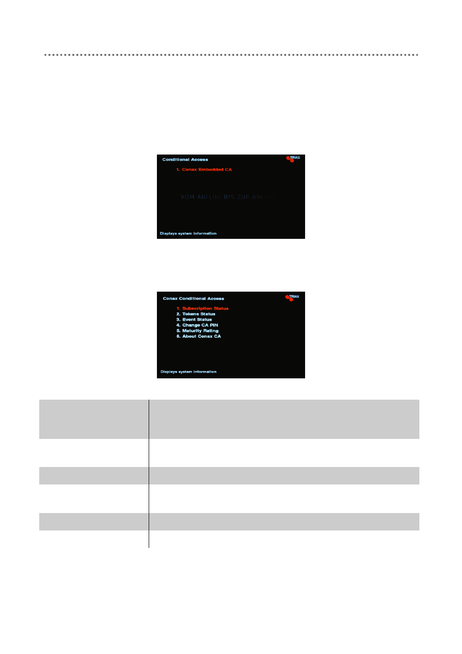 Smart card | Triax C-HD415 CX User Manual | Page 34 / 40