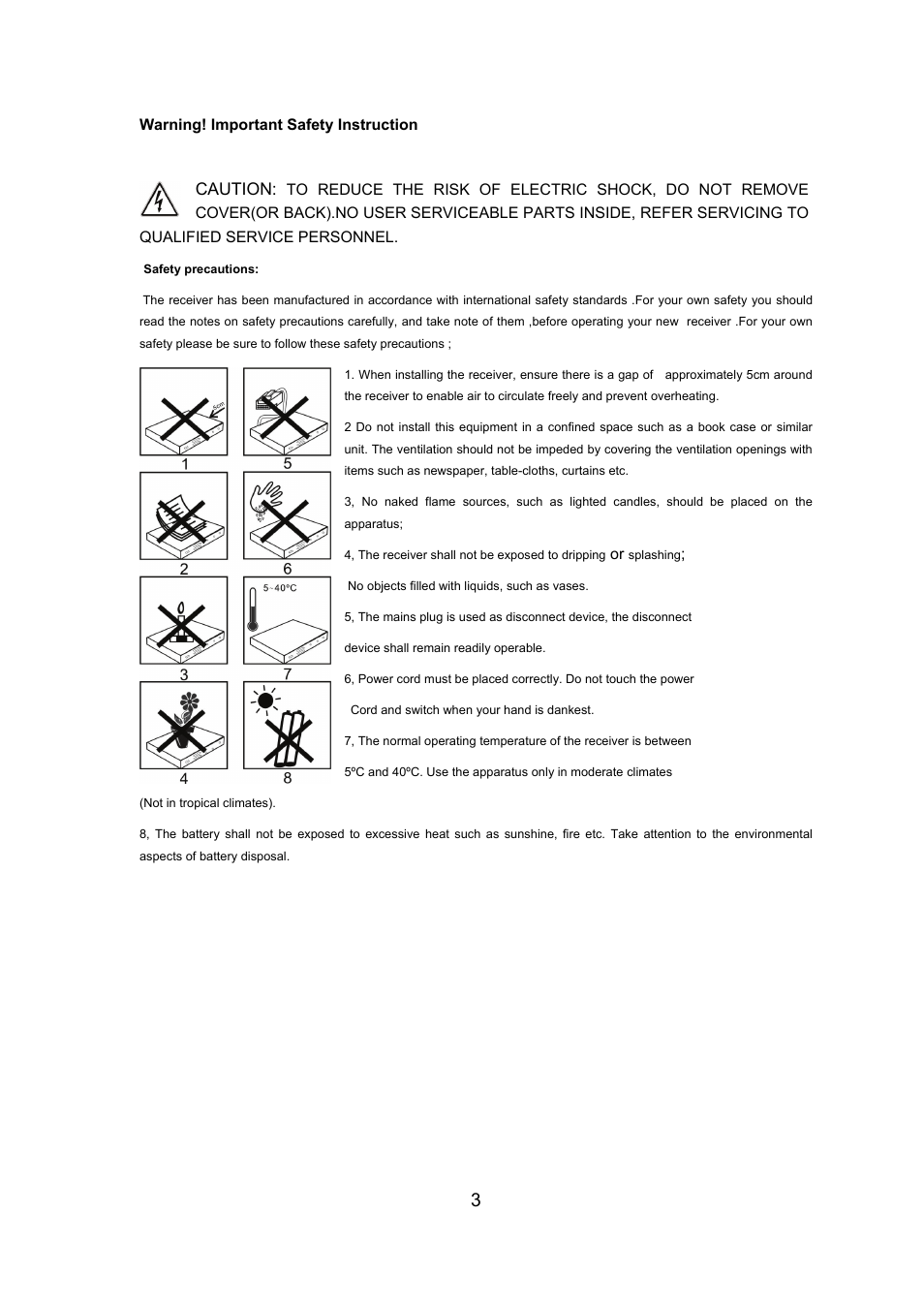 Triax ST-HD527CI User Manual | Page 3 / 24