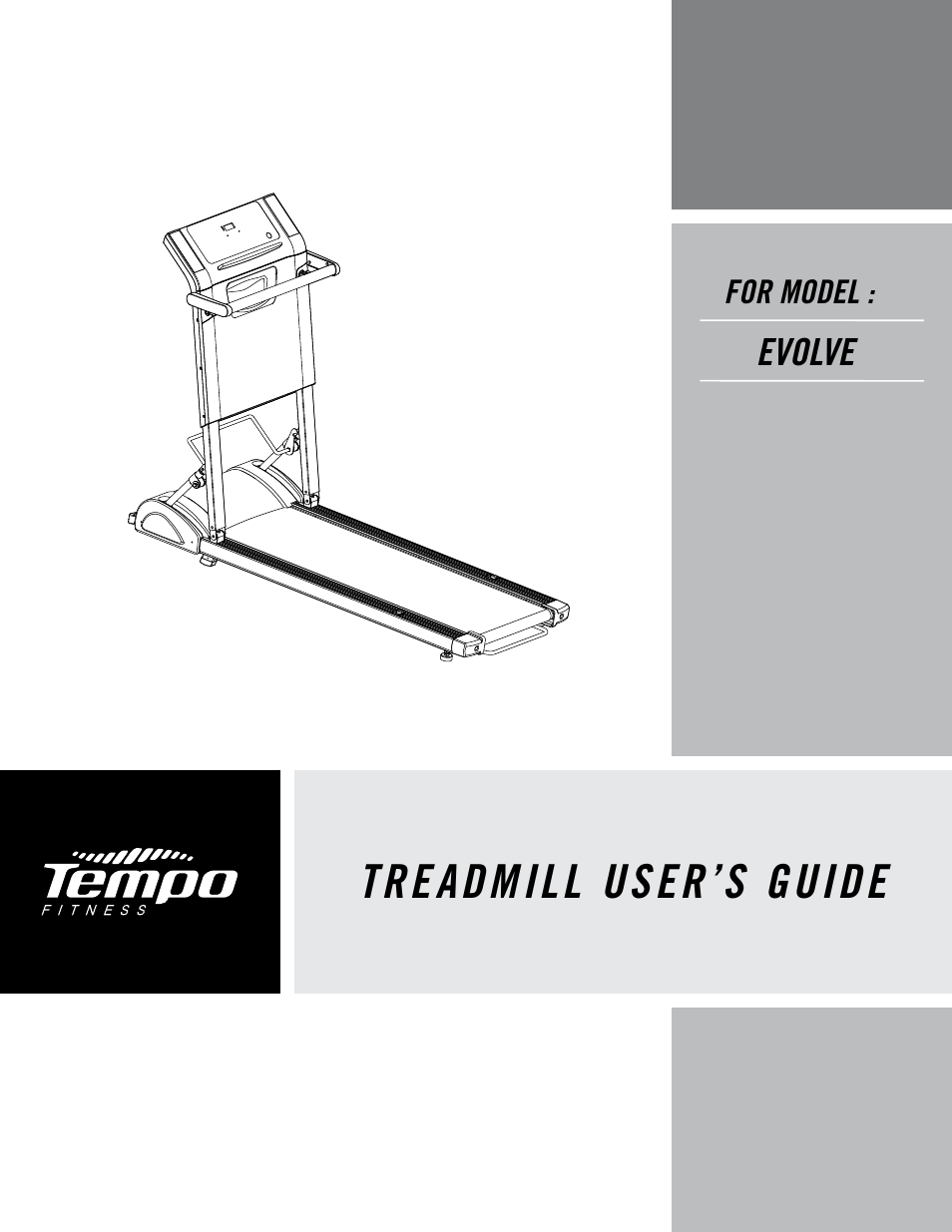 Tempo EVOLVE User Manual | 24 pages