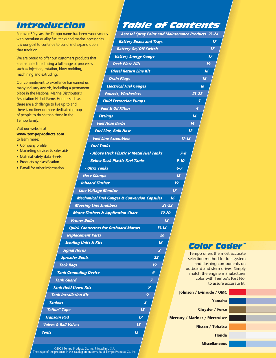 Tempo vehicle User Manual | Page 2 / 28