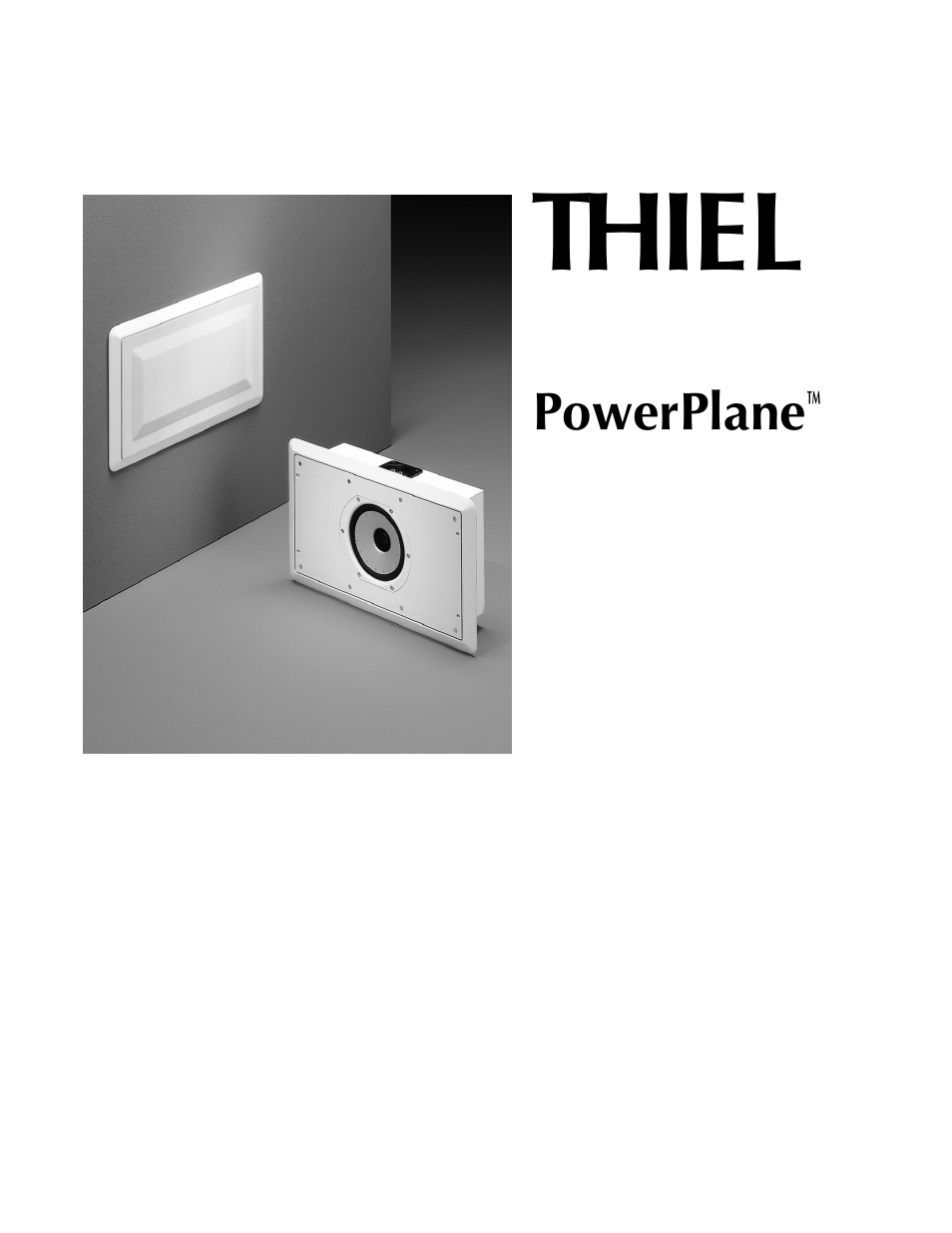 Thiel Audio Products PowerPlane User Manual | 6 pages