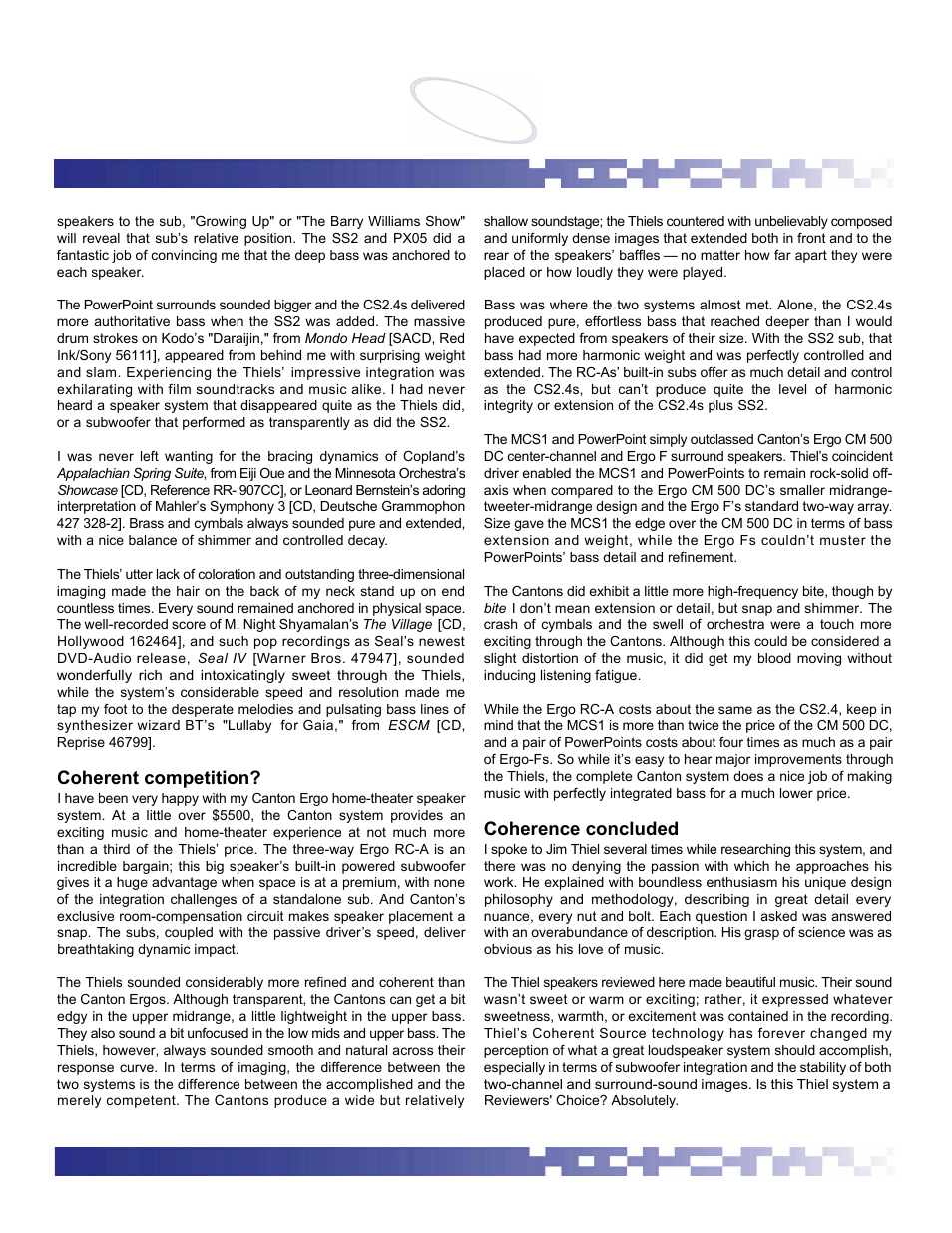 Thiel Audio Products PX05 User Manual | Page 3 / 4