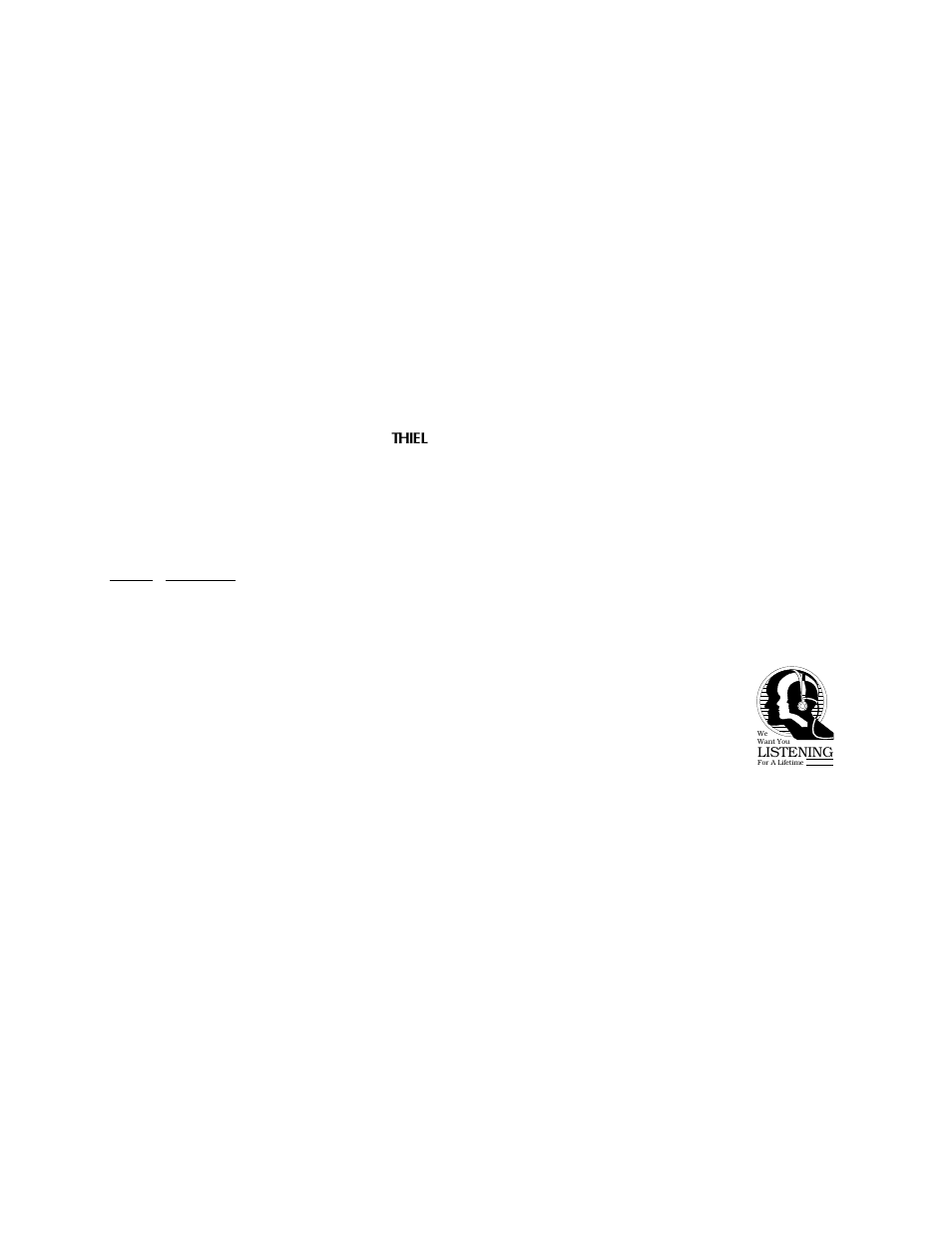 Thiel Audio Products CS6 User Manual | Page 10 / 12