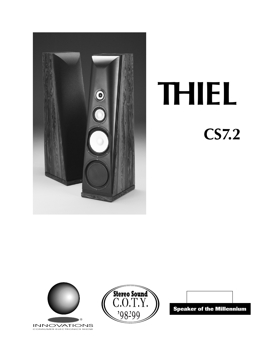 Thiel Audio Products CS7.2 User Manual | 12 pages