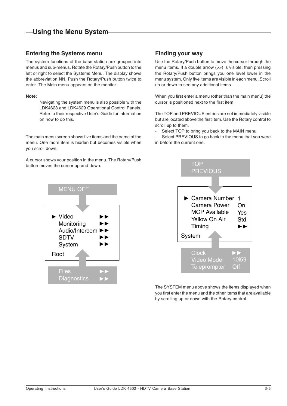 Using the menu system | Technicolor - Thomson LDK 4502 User Manual | Page 37 / 66