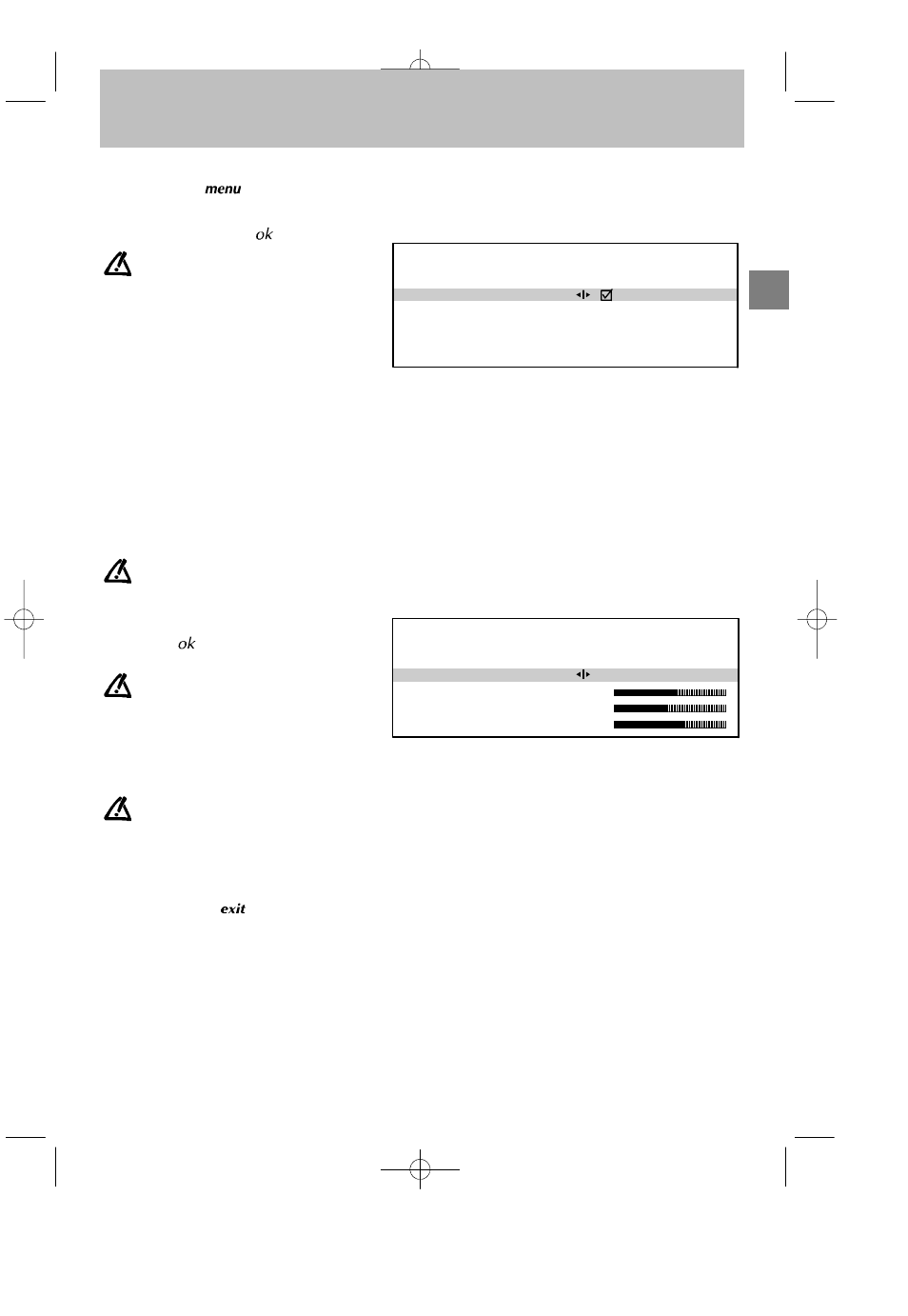 Preferences, Show program. number, Av2 video input | Av3 video input, Format control, Picture preferences, Settings | Technicolor - Thomson T7021e User Manual | Page 13 / 20