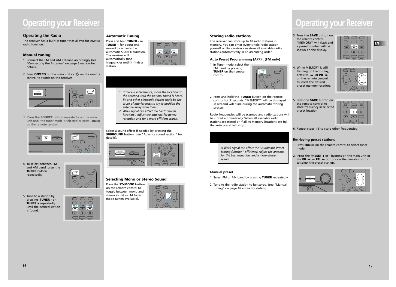 Operating your receiver | Technicolor - Thomson SCENIUM DPL5000 User Manual | Page 10 / 14