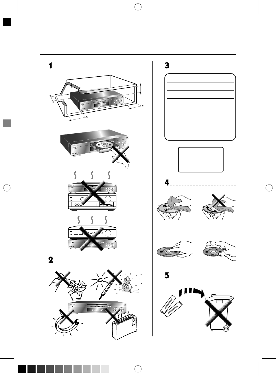 Class 1 laser product, 10 cm | Technicolor - Thomson DTH500B User Manual | Page 4 / 6