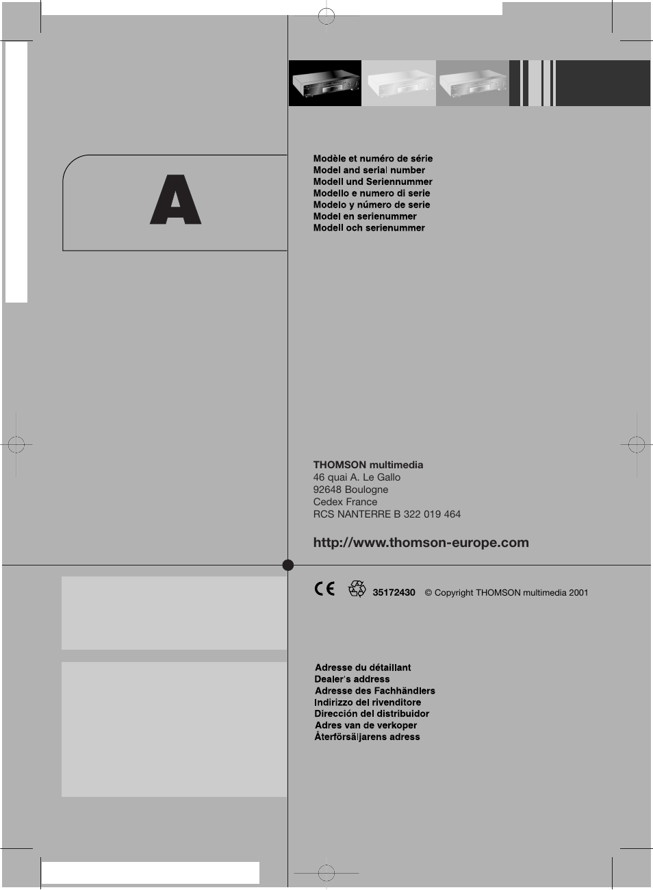 Technicolor - Thomson DTH500B User Manual | Page 6 / 6