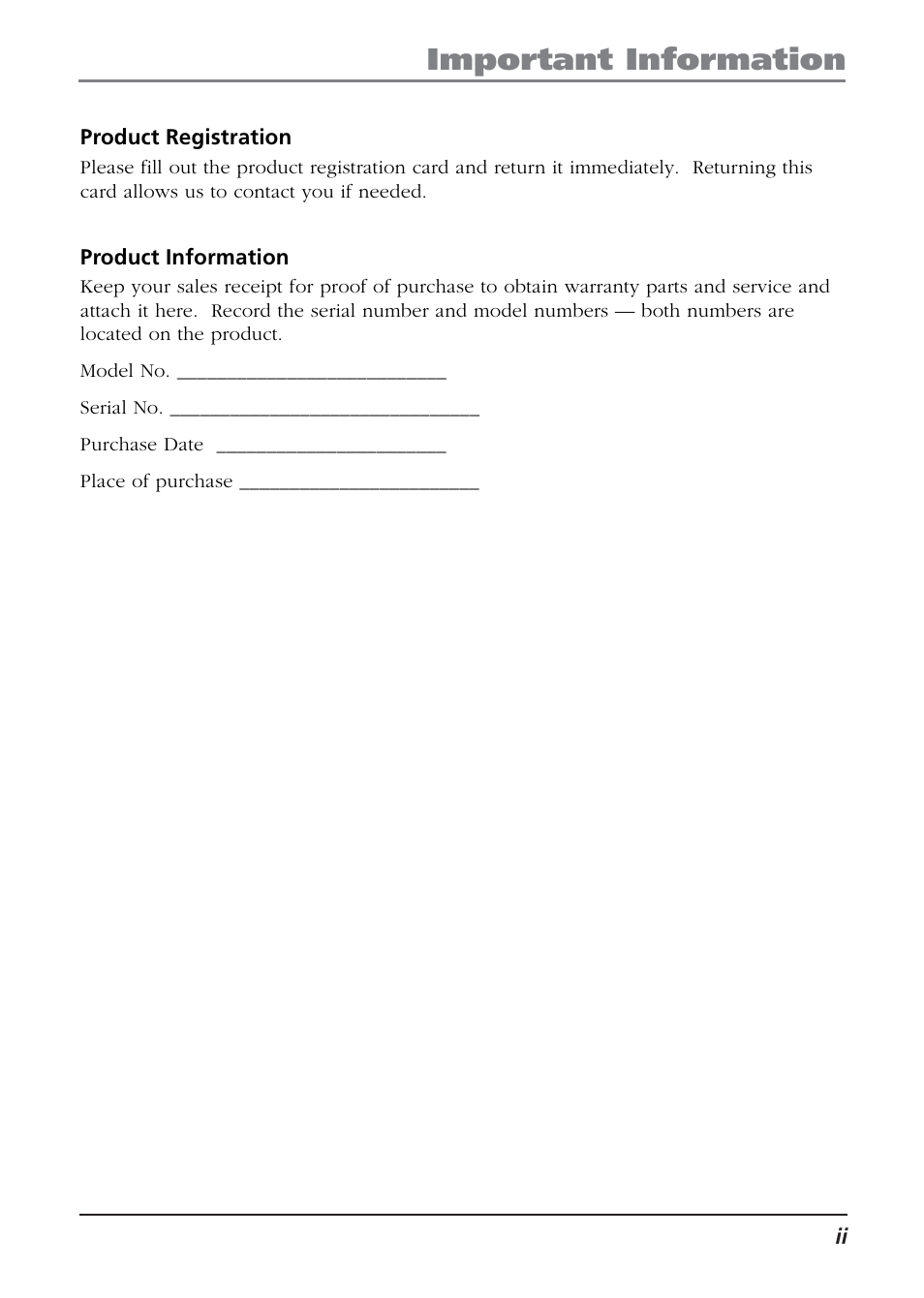 Important information | Technicolor - Thomson Thomson Lyra PDP2810 User Manual | Page 3 / 50