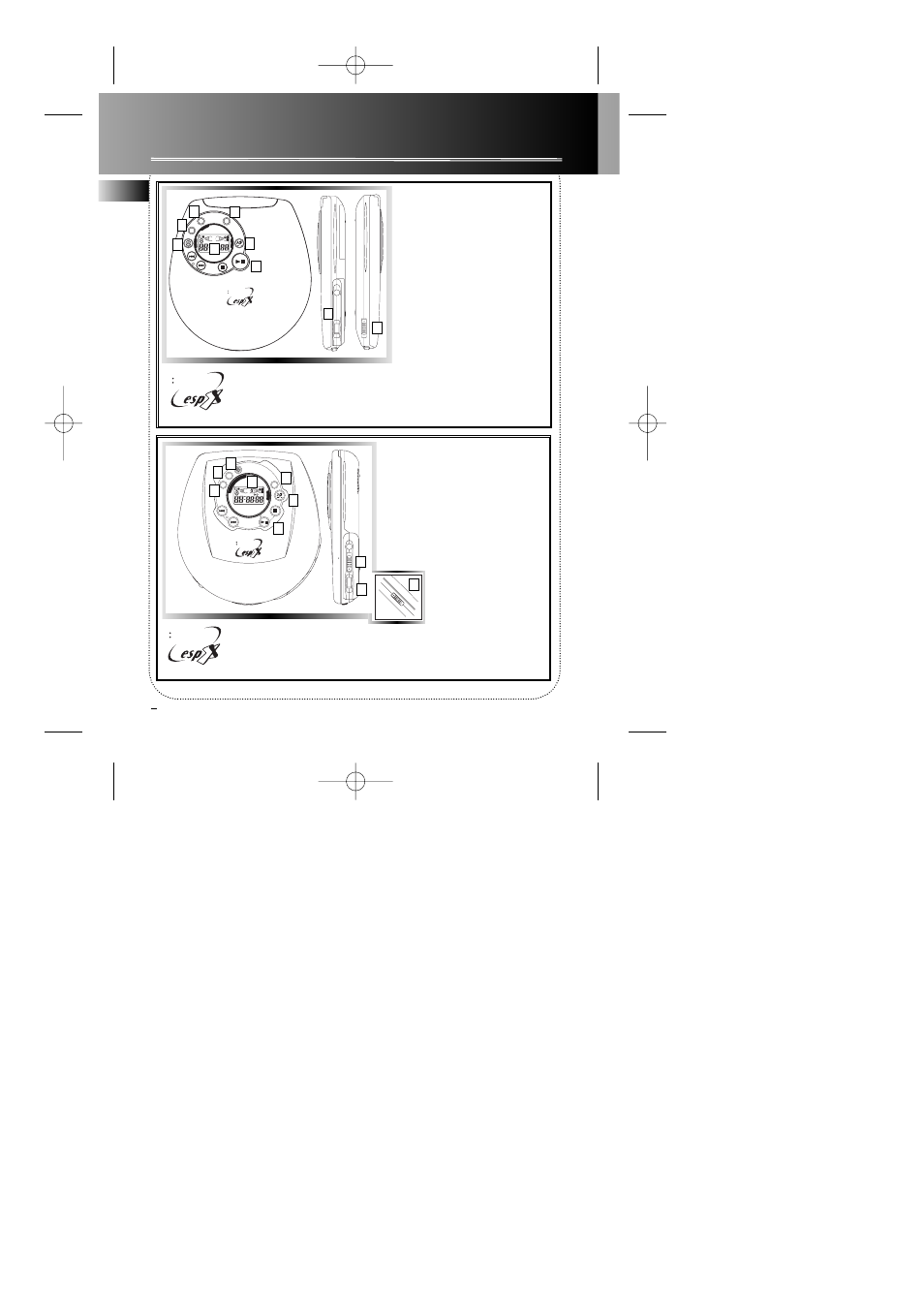 The cd player, Track min sec, Pr o g | Dis pl ay sh uf fle :4 5 e s p .x, Hold o n controls | Technicolor - Thomson LAD870 User Manual | Page 6 / 14