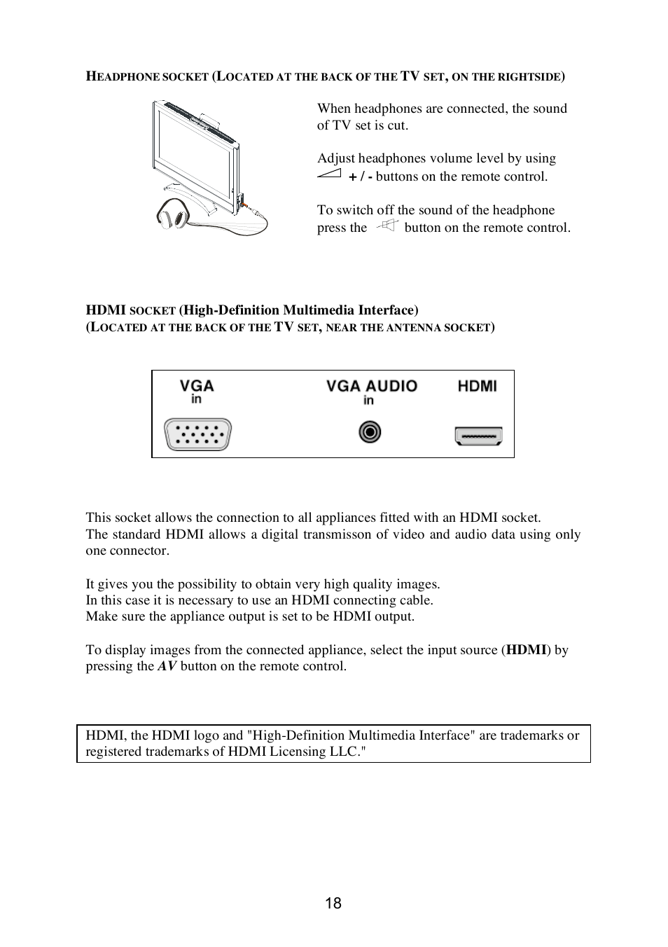 Technicolor - Thomson 20LW052 User Manual | Page 18 / 21