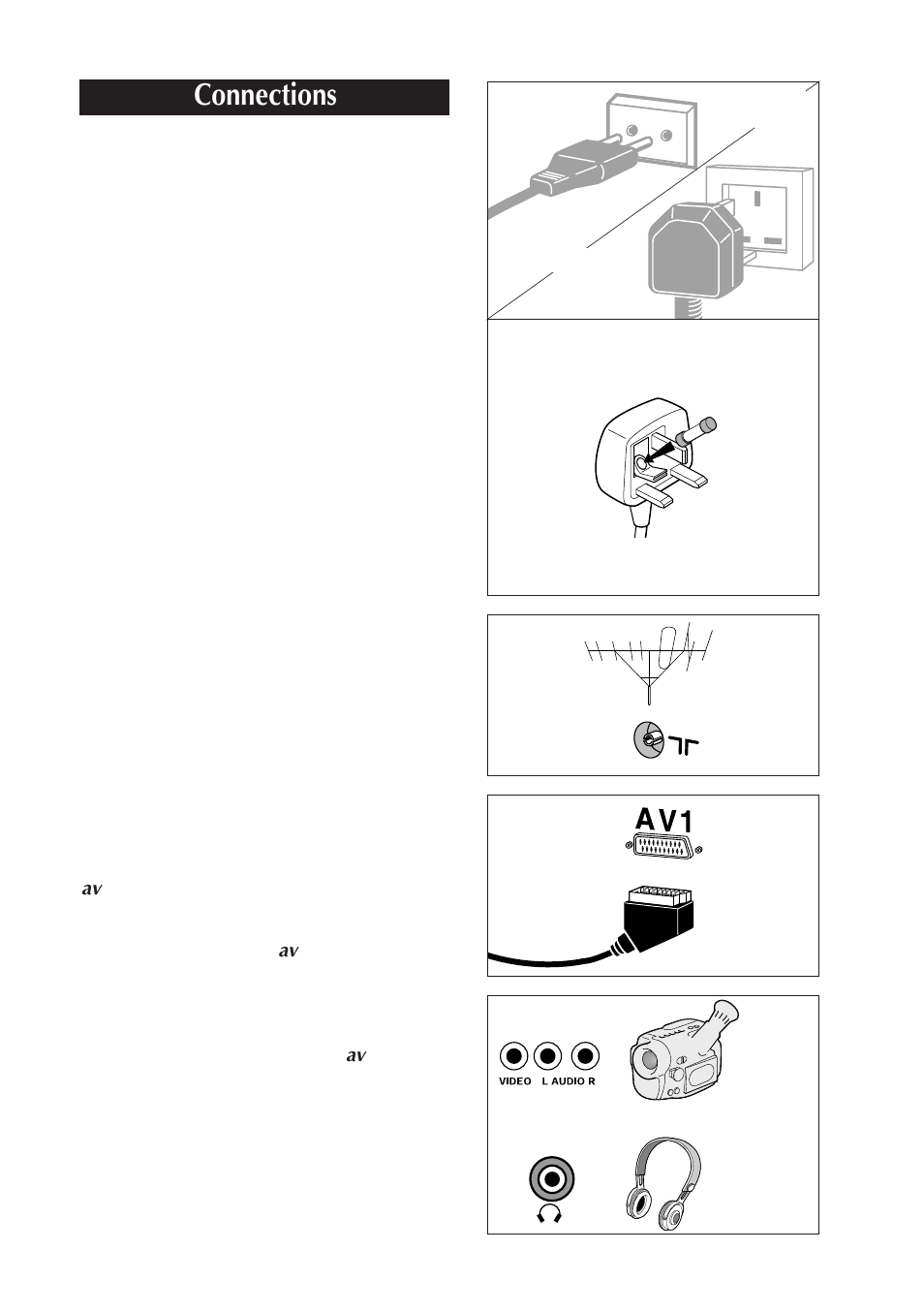 Connections | Technicolor - Thomson 20MH15CX User Manual | Page 3 / 8