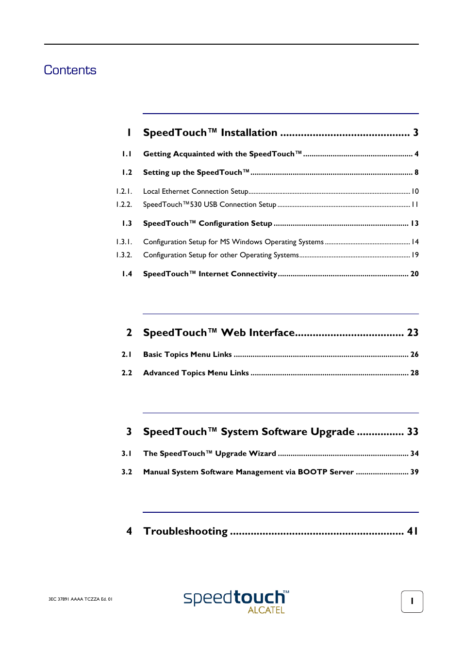 Technicolor - Thomson SpeedTouch 510 User Manual | Page 5 / 50