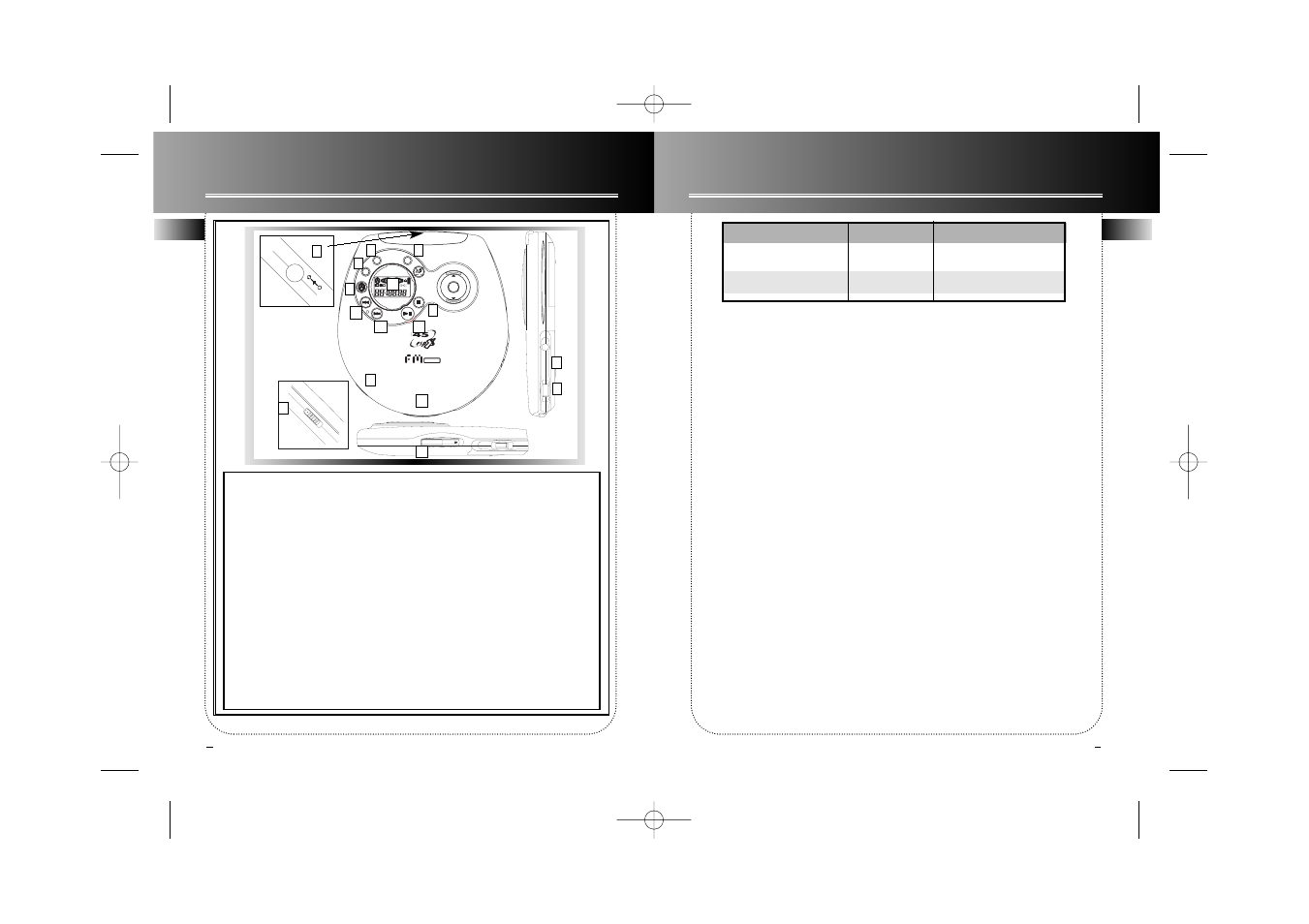The cd player | Technicolor - Thomson RP2380 User Manual | Page 4 / 8