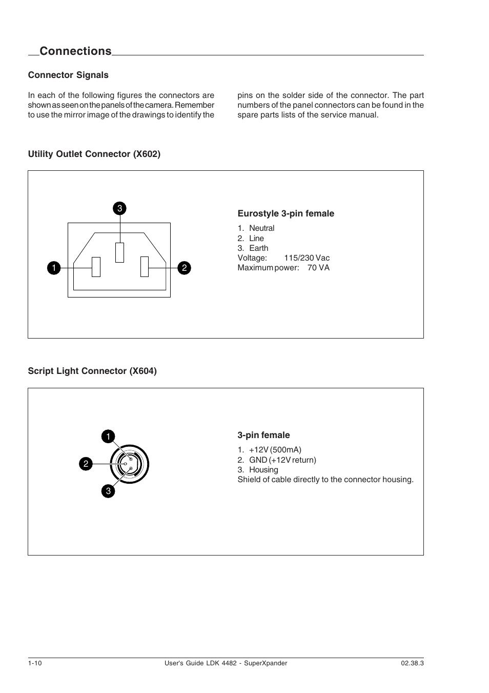 Connections, Connections -10 | Technicolor - Thomson SUPERXPANDER LDK 4482 User Manual | Page 12 / 16