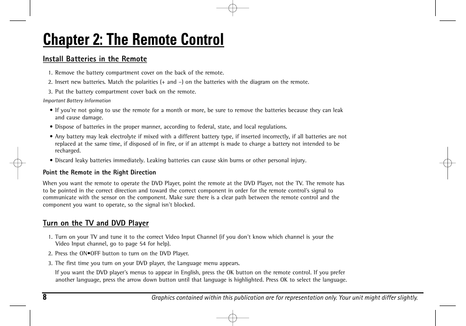 Chapter 2: the remote control | Technicolor - Thomson DGE505N User Manual | Page 10 / 59