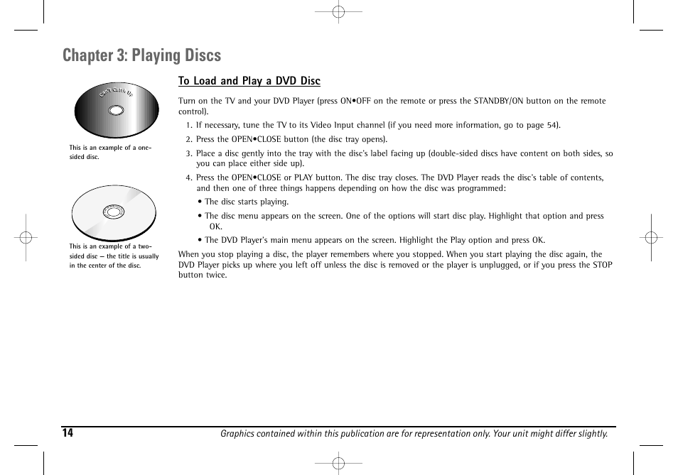 Chapter 3: playing discs | Technicolor - Thomson DGE505N User Manual | Page 16 / 59