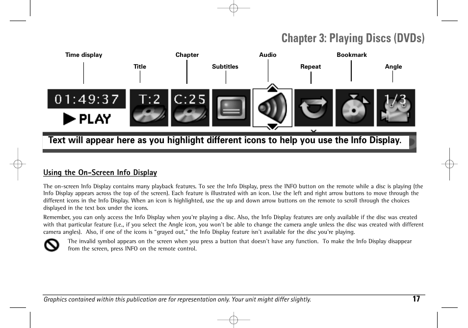 Chapter 3: playing discs (dvds) | Technicolor - Thomson DGE505N User Manual | Page 19 / 59