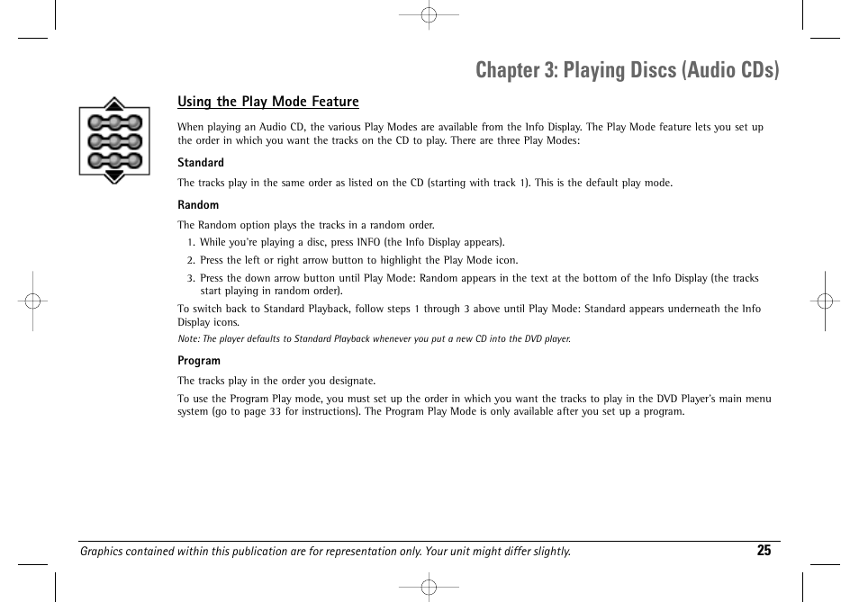 Chapter 3: playing discs (audio cds) | Technicolor - Thomson DGE505N User Manual | Page 27 / 59