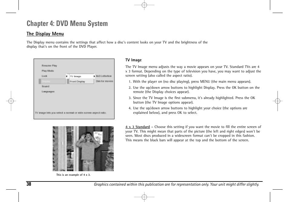 Chapter 4: dvd menu system | Technicolor - Thomson DGE505N User Manual | Page 40 / 59