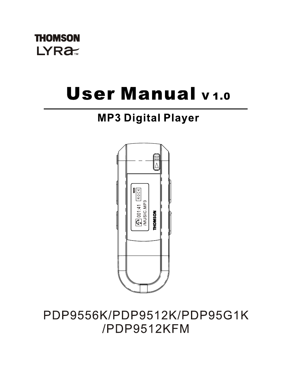 Technicolor - Thomson PDP9523KFM User Manual | 50 pages