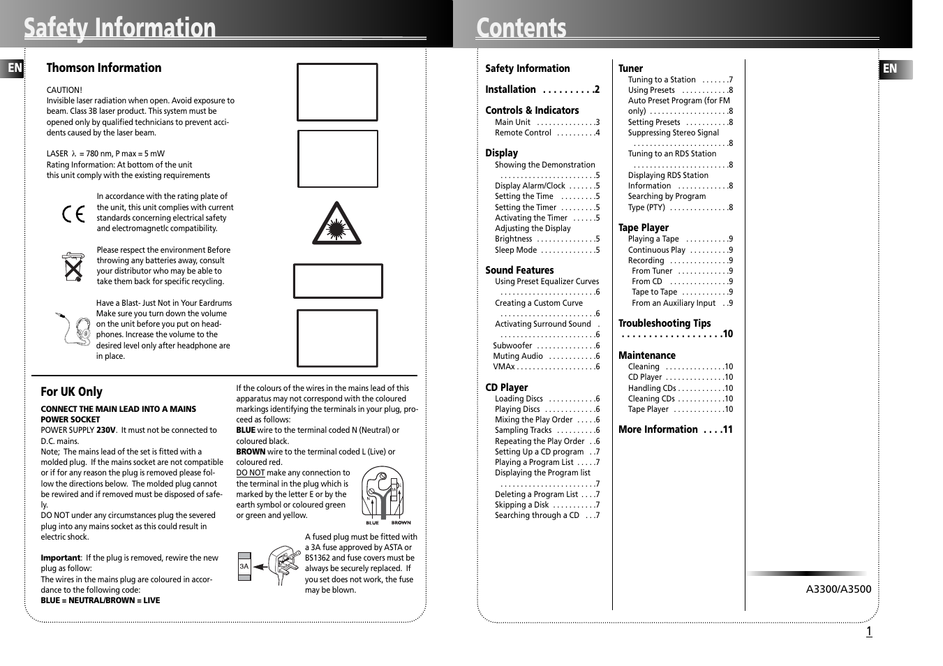 Technicolor - Thomson A3300 User Manual | Page 3 / 8