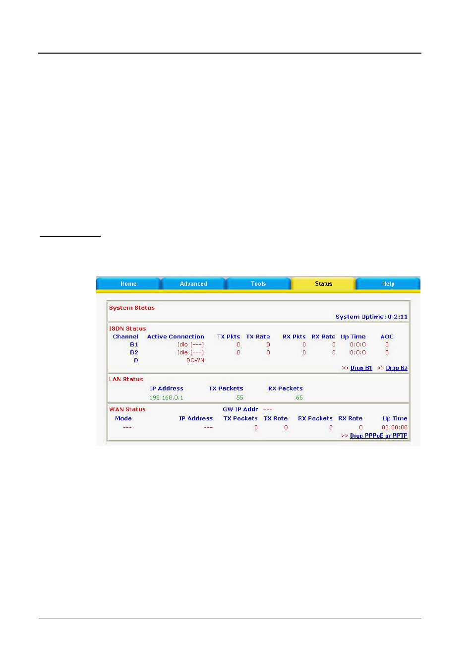 System management, Speedtouch 210i | Technicolor - Thomson 210i User Manual | Page 57 / 79