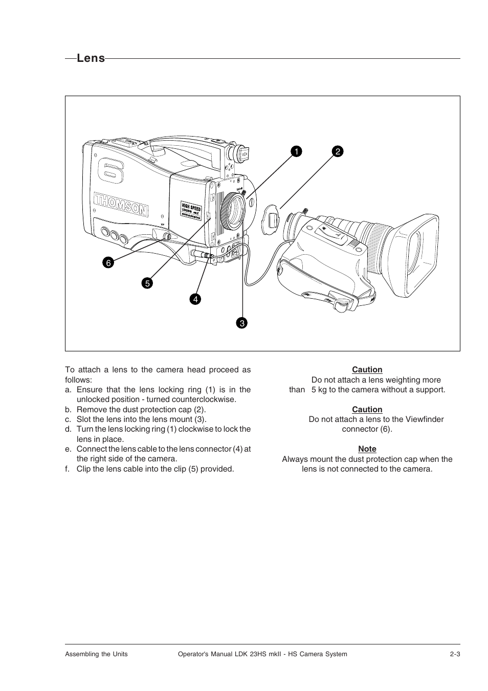 Lens, Lens -3 | Technicolor - Thomson mkiiLDK 23hs User Manual | Page 11 / 70