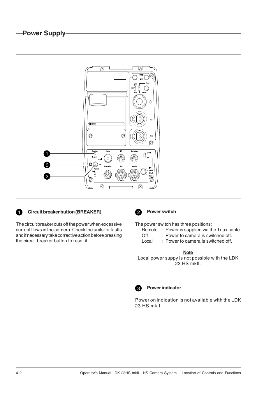 Power supply, Power supply -2 | Technicolor - Thomson mkiiLDK 23hs User Manual | Page 34 / 70