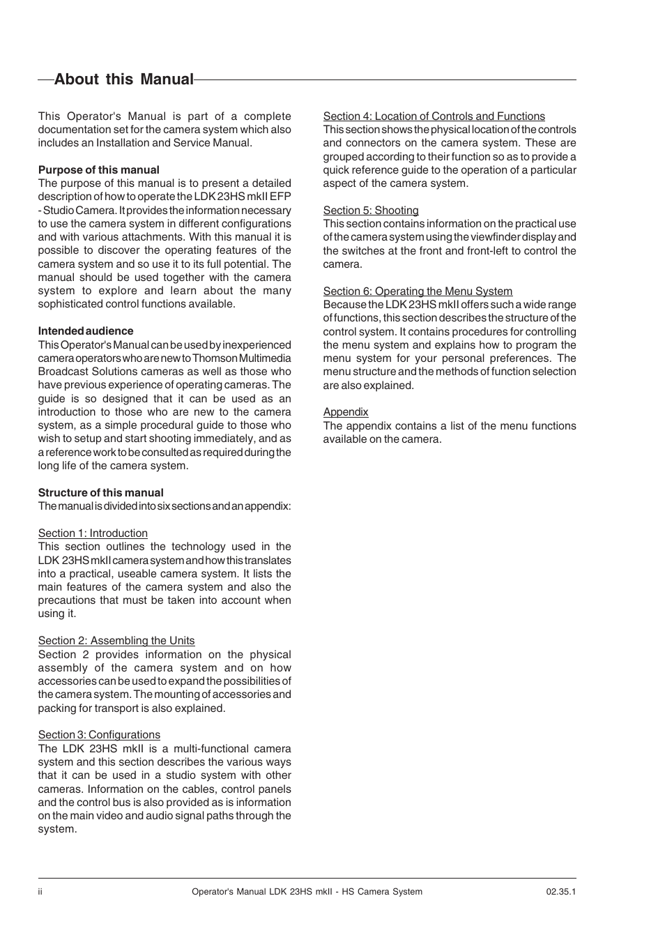 About this manual | Technicolor - Thomson mkiiLDK 23hs User Manual | Page 4 / 70