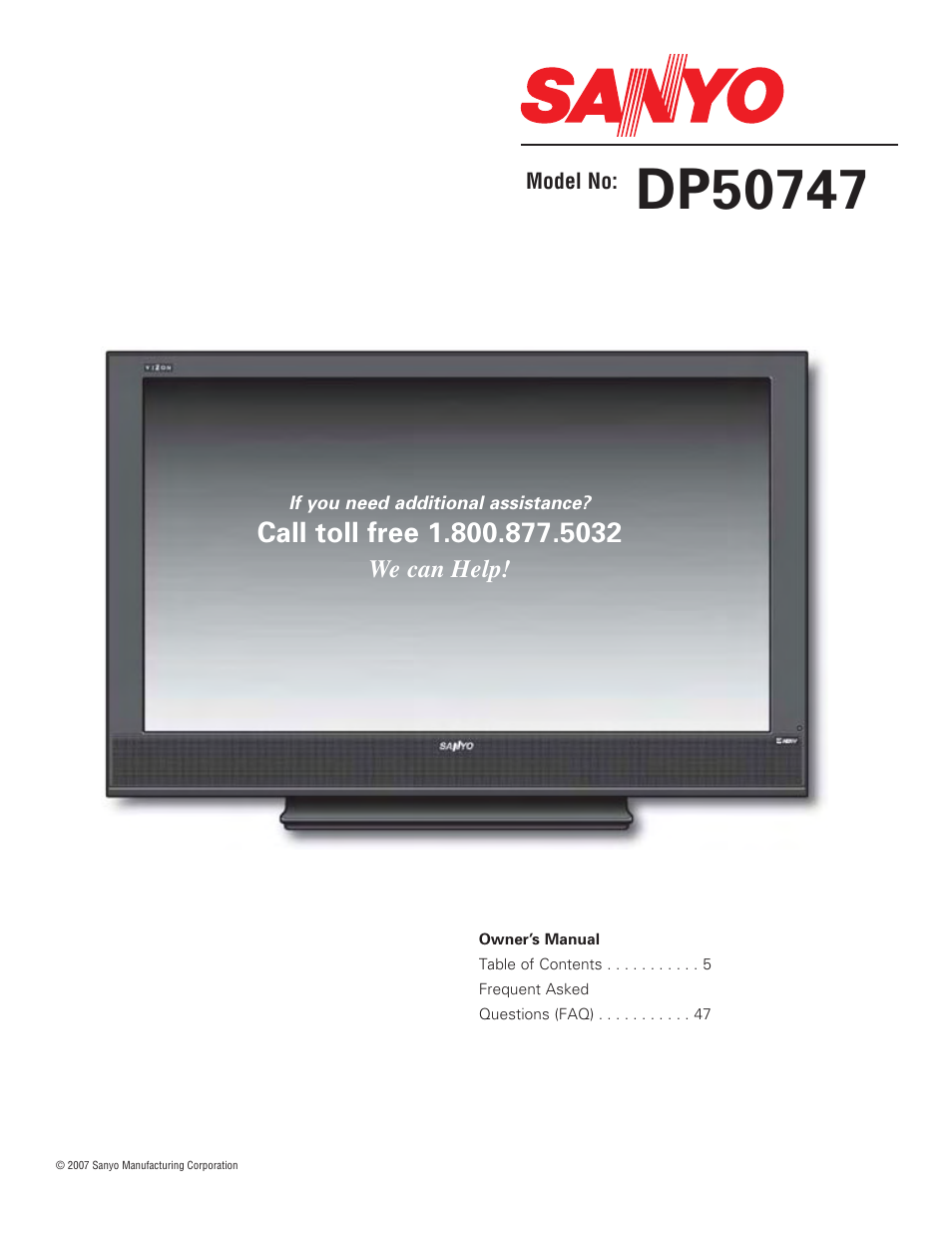 Technicolor - Thomson DP50747 User Manual | 52 pages