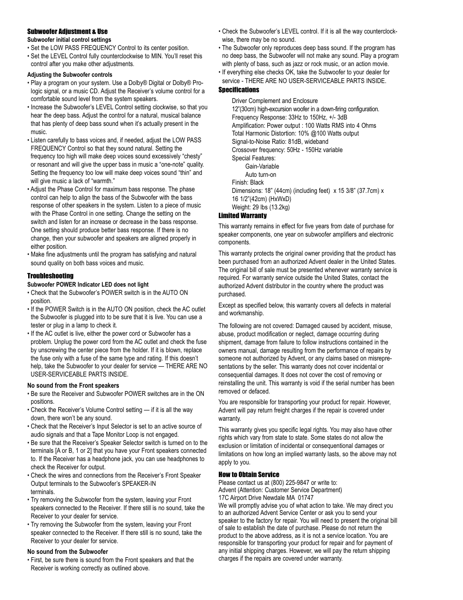 Technicolor - Thomson Advent User Manual | Page 4 / 12