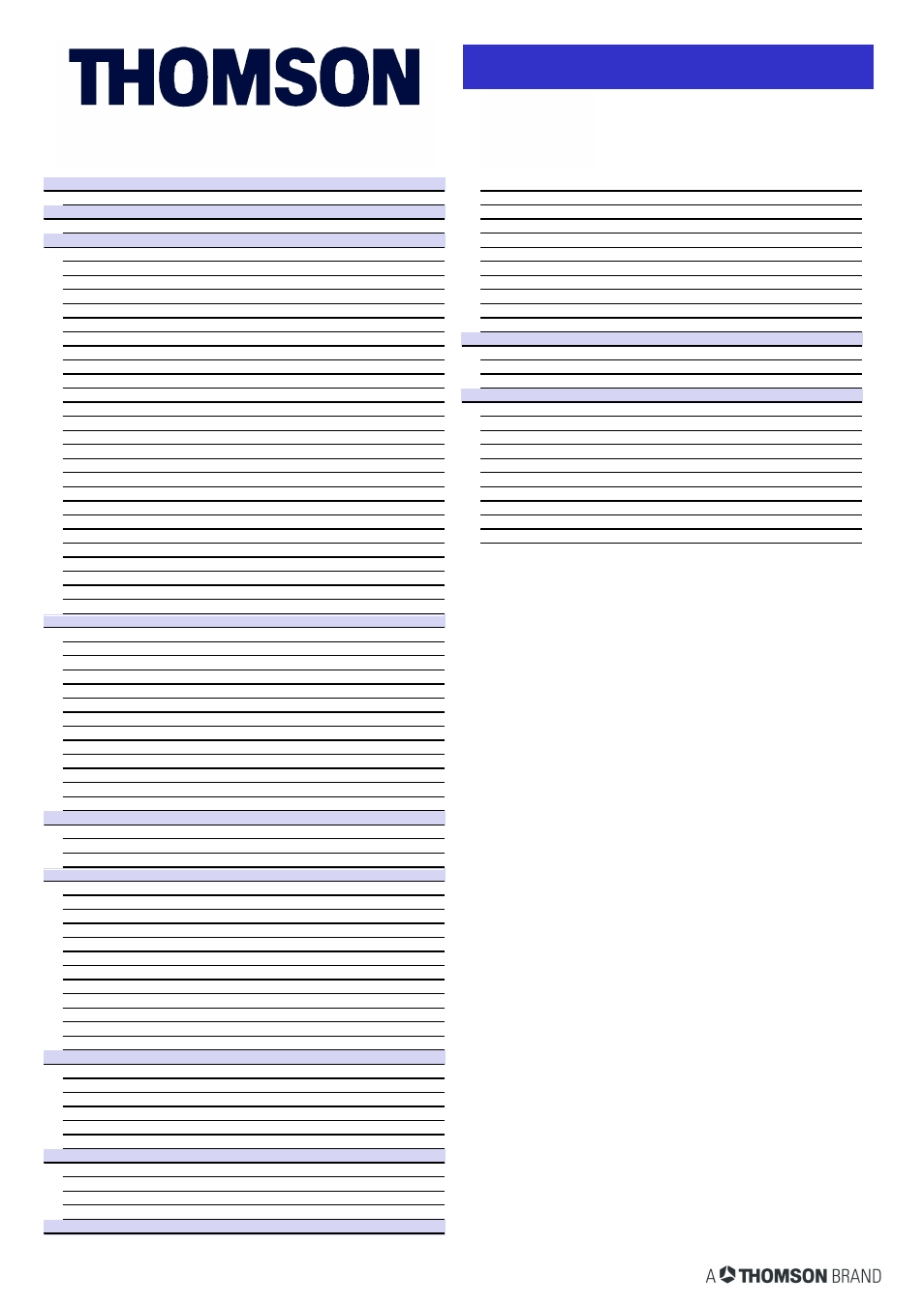 Technical data | Technicolor - Thomson 61DLW 616 User Manual | Page 2 / 2