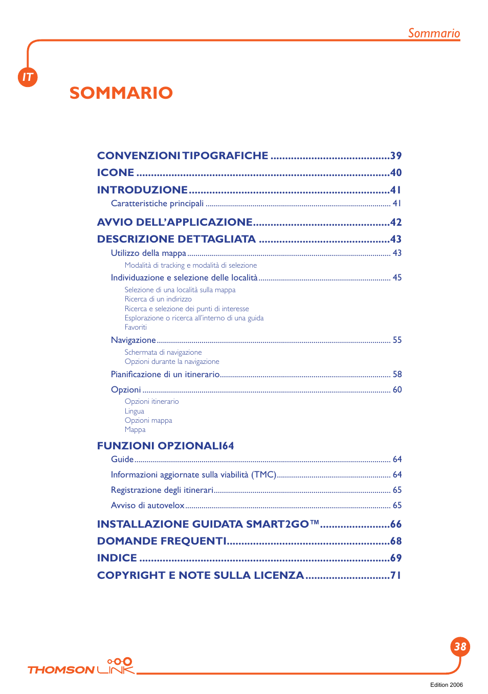 Technicolor - Thomson Thomson Intuiva GPS280 User Manual | Page 39 / 109