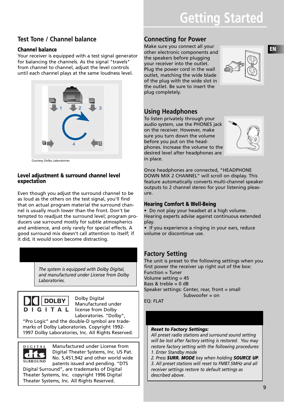 Getting started | Technicolor - Thomson RT2600 User Manual | Page 12 / 31