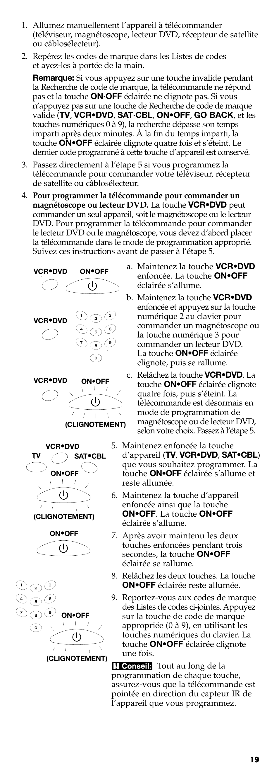 Technicolor - Thomson RCR311B User Manual | Page 19 / 48