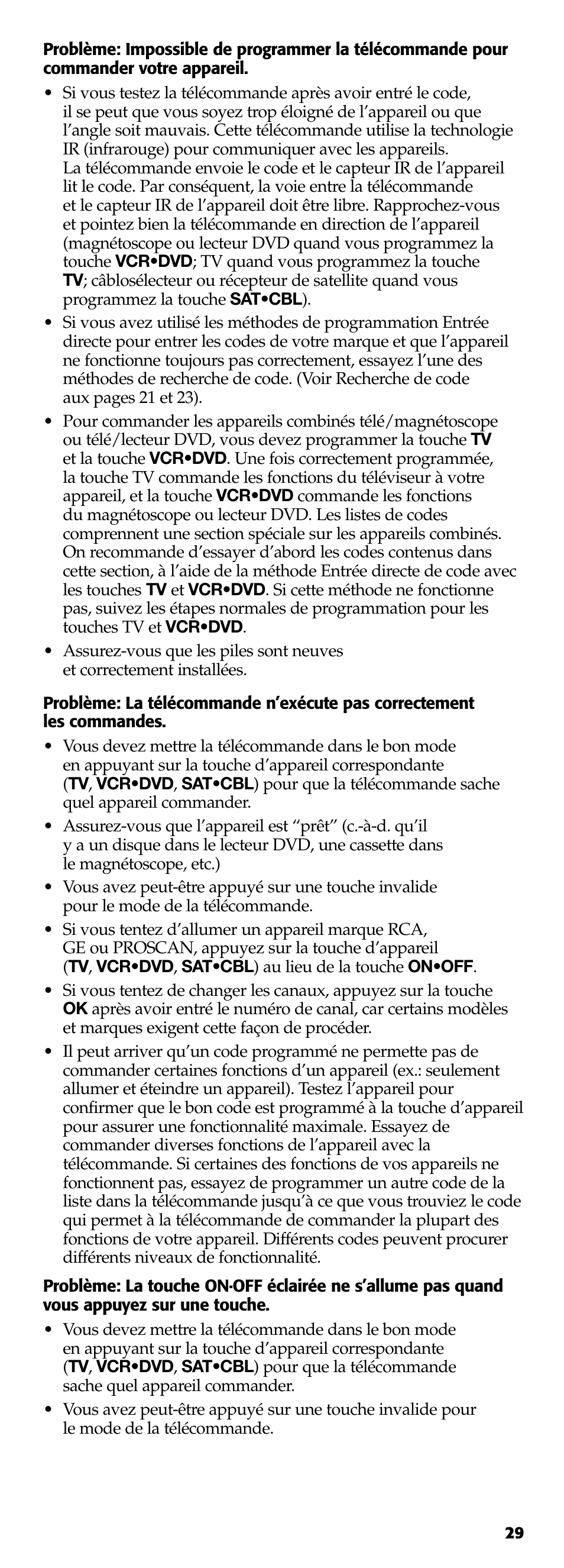 Technicolor - Thomson RCR311B User Manual | Page 29 / 48